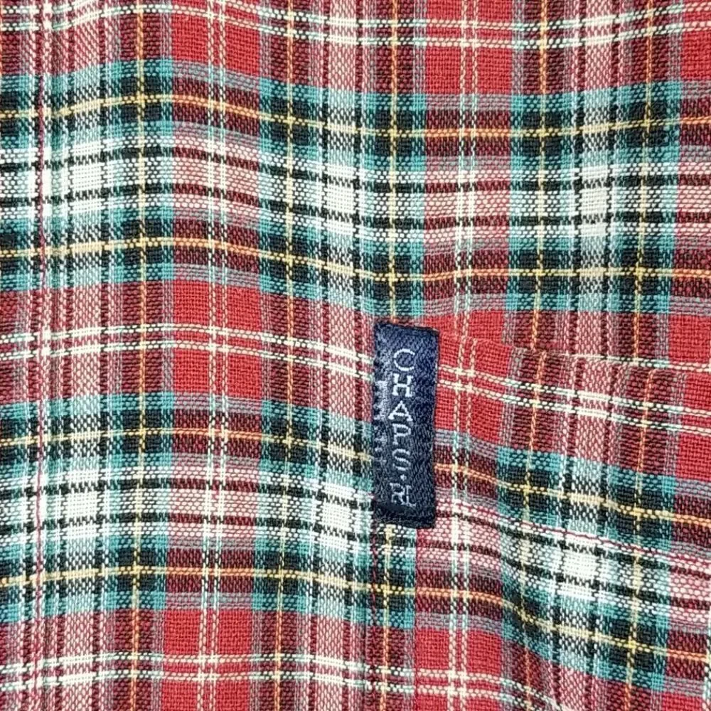 🖤5/$20🖤 CHAPS..RALPH LAUREN.. plaid button down shirt..